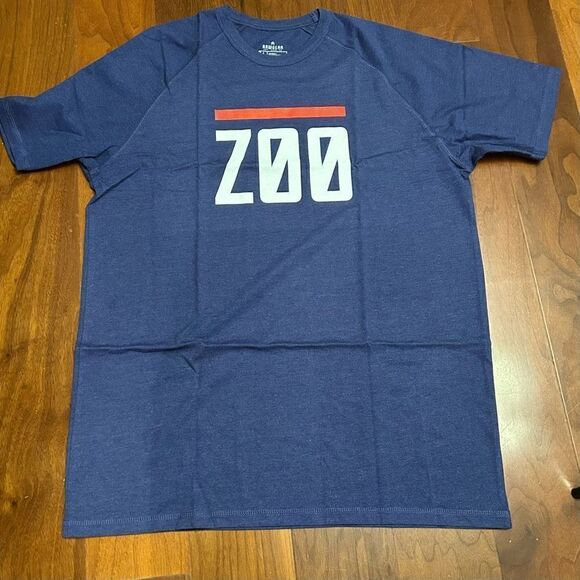 Raw Gear NWT men's navy ZOO tshirt in large BM410 - Picture 1 of 6